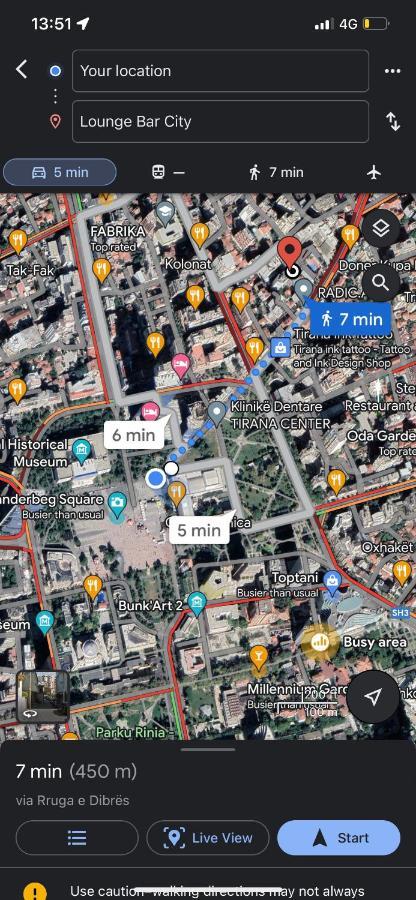 53° Bs Skanderbeg City Center Comfort ติรานา ภายนอก รูปภาพ